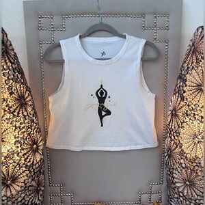 YogaSix tank top | tree pose
